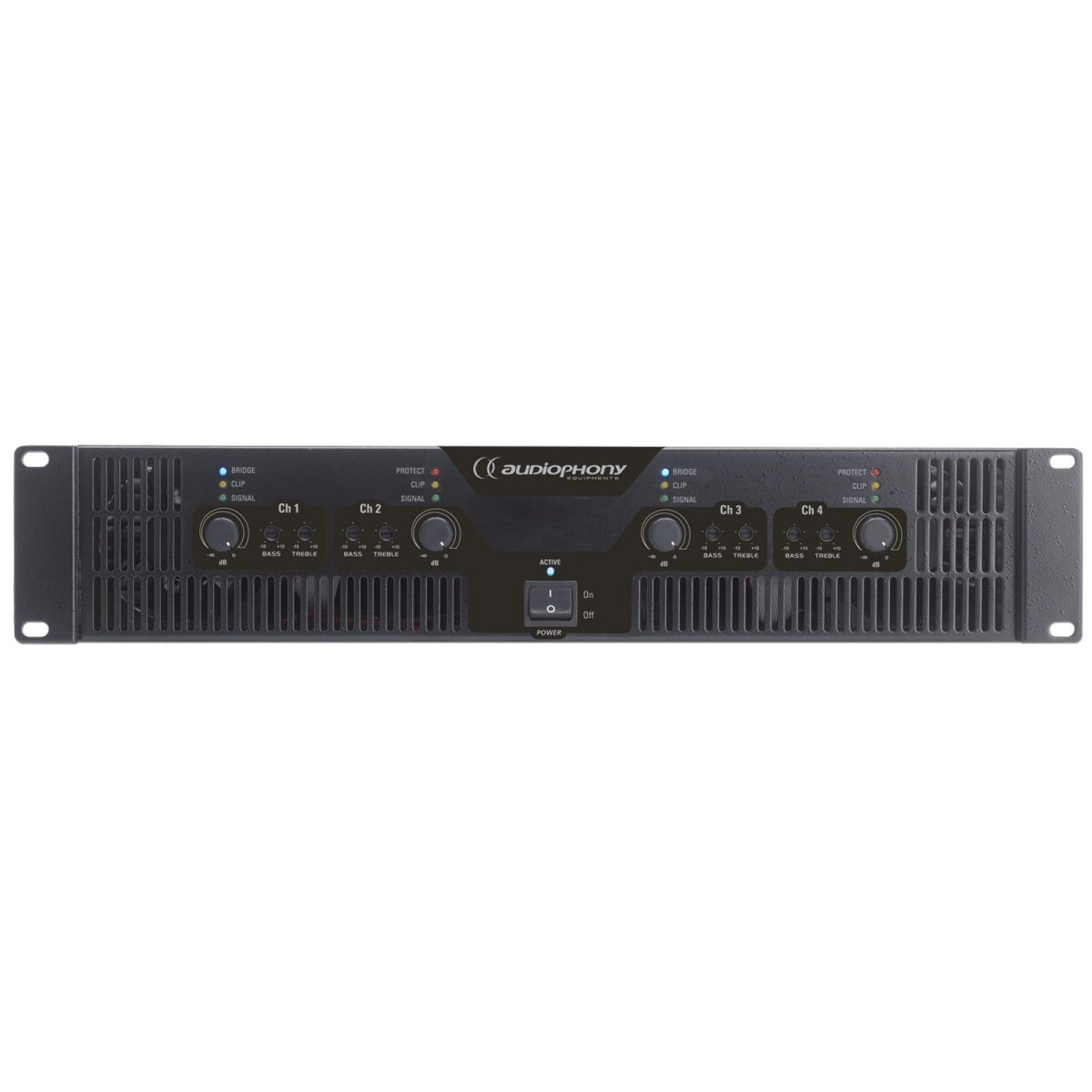 Audiophony WA-4X3 4-Channel Amplifier, 4x 200 Watts at 8 Ohms Audiophony WA-4X3 4-Channel Amplifier, 4x 200 Watts at 8 Ohms von Audiophony
