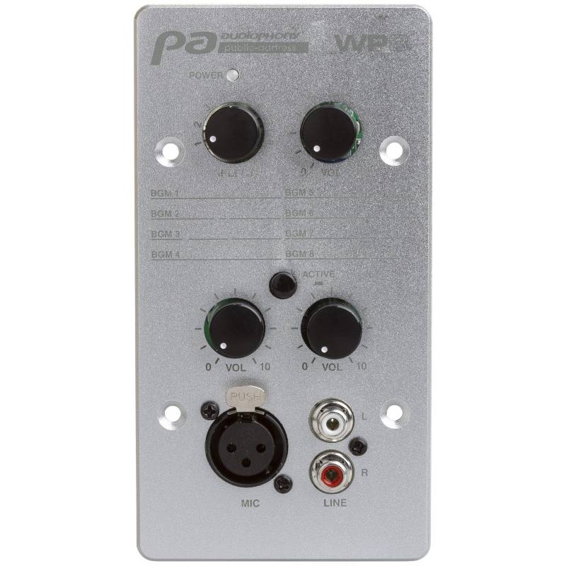 Audiophony WP8 Mixing Matrix with Mic and Line Inputs for PREZONE88 von Audiophony