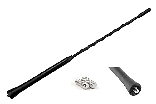 Audioproject A103 - Autoantenne 28cm - kompatibel mit VW Golf 4 5 6 7 Passat Lupo Polo 6R Audi A6 Opel Corsa C D Astra G H Ford Focus Renault BMW Seat Skoda Radio-Antenne Dach-Antenne Auto-Radio von Audioproject