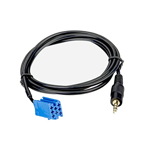 Audioproject A116 - AUX Line IN Autoradio-Adapter kompatibel mit Blaupunkt Becker Audi VW Mini ISO - 3,5mm Klinken-Stecker an CD Wechsler-Anschluß von Audioproject