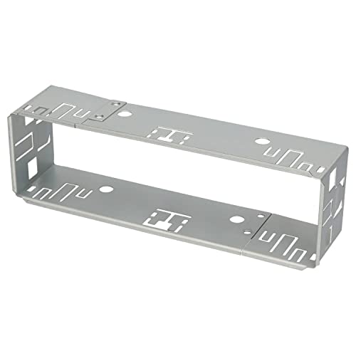 Audioproject A122- Einbaurahmen 1DIN Universal Autoradio Einbauschacht Metall Einschubrahmen - Autoradio Schacht für 1 DIN Zubehör Radio - Maße 182 x 53 mm. Einbautiefe ca. 50mm von Audioproject