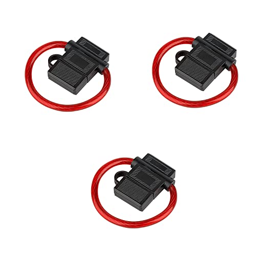 Audioproject A210-3 x Set Auto Sicherungshalter ATC mit 6mm2 Kabel 10 AWG 12V 24V Spritzwasser geschützt - Flachsicherung o. KFZ Sicherungen - Extra Dickes Kabel Auto Radio KFZ LKW Verstärkern Audioproject A210-3 x Set Auto Sicherungshalter ATC mit 6mm2 Kabel 10 AWG 12V 24V Spritzwasser geschützt - Flachsicherung o. KFZ Sicherungen - Extra Dickes Kabel Auto Radio KFZ LKW Verstärkern von Audioproject