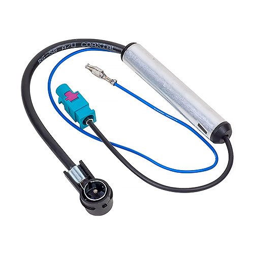 Audioproject A227 - Autoradio Antennenadapter Fakra Stecker ISO Phantomeispeisung kompatibel mit VW Audi Skoda Opel Mercedes Peugeot Renault Seat Auto Radio Antenne Adapter Kabel von Audioproject