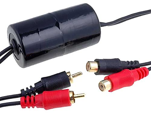 Audioproject A259 - NF Entstörfilter Autoradio Noise Filter Cinch Stecker vergoldet (20 Hz - 33 kHz) Audio Ground Loop Isolator Car Audio Auto Verstärker Subwoofer von Audioproject