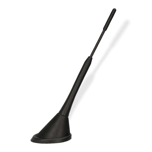 Audioproject A282 - Autoantenne 18cm Raku 2 + Verstärker - kompatibel für VW Golf 4 5 6 7 Passat Lupo Polo 6R Audi A6 Opel Corsa Astra Ford Focus Seat Skoda Radio-Antenne Dach-Antenne Auto-Radio von Audioproject