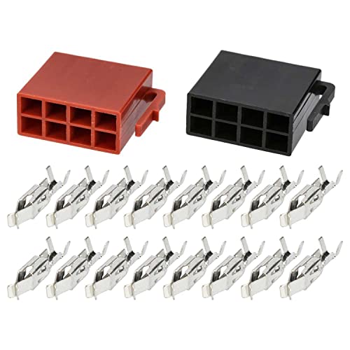 Audioproject A412 - Autoradio Radioadapter Set - Universal ISO Stecker - Gehäuse + 16 Kontakte Crimp Lautsprecher + Strom Kfz kompatibel mit VW Opel Ford Mercedes von Audioproject