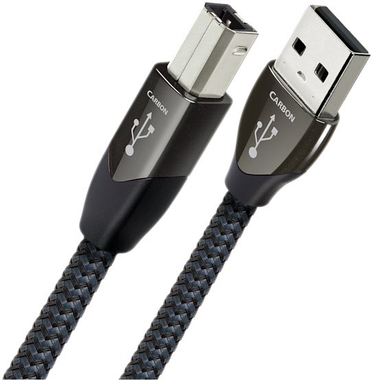 Carbon USB A>B (0,75m) USB-Kabel schwarz/grau von Audioquest
