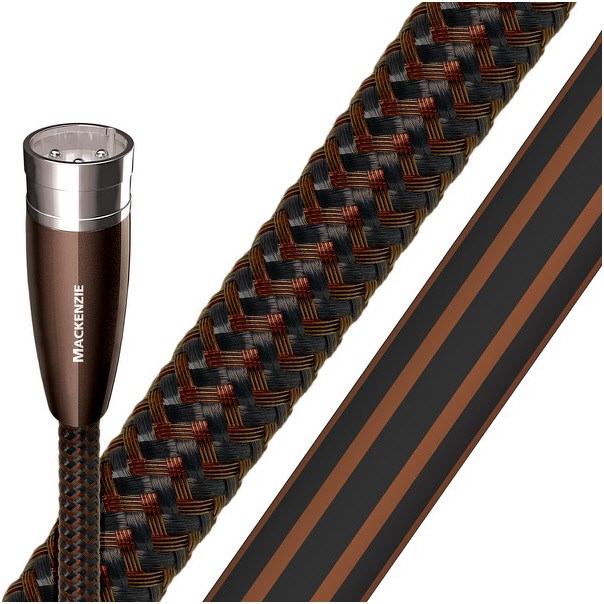 Mackenzie XLR>XLR (2x 1,5m) Kabel schwarz/braun von Audioquest