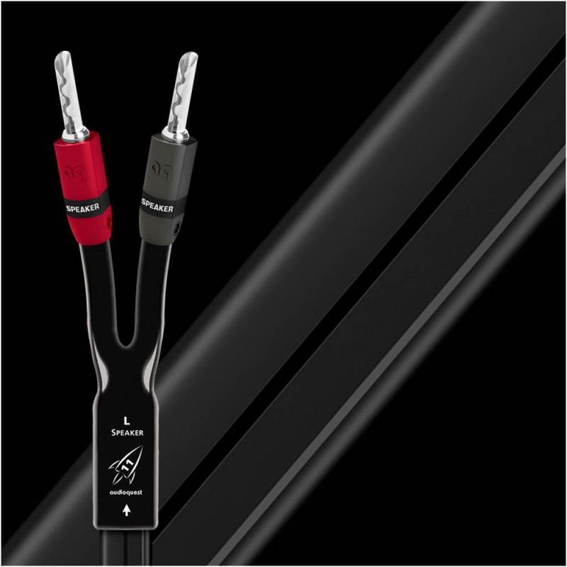 Rocket 11 Kabel 2Stk. (3m) Lautsprecherkabel schwarz von Audioquest