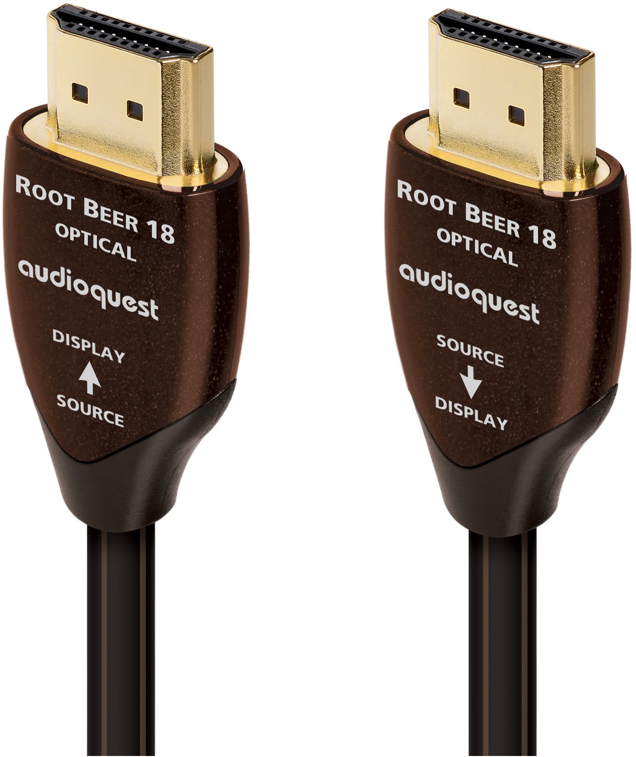 Root Beer 18G aktives optisches High-Speed-HDMI-Kabel (10m) von Audioquest