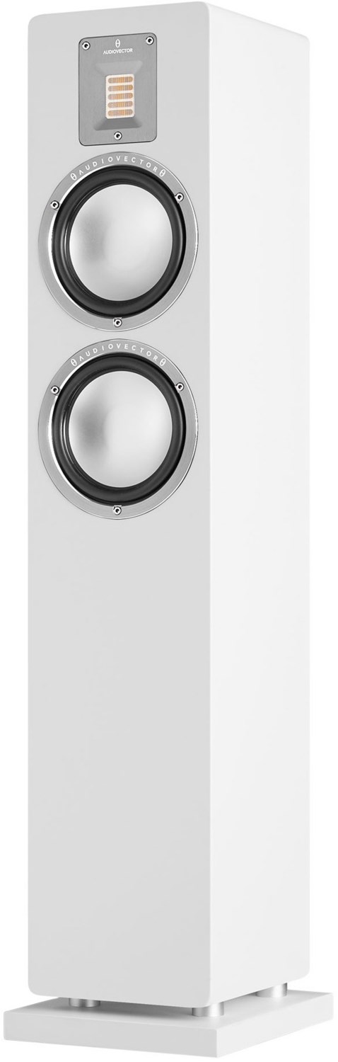 QR 3 /Stück Stand-Lautsprecher seidenweiß von Audiovector