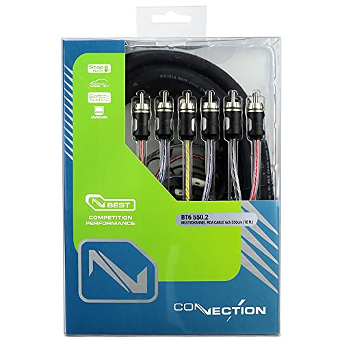 Audison Connection - BT6 550.2 | 6-Kanal Cinchkabel - 5,50m von Audison Connection