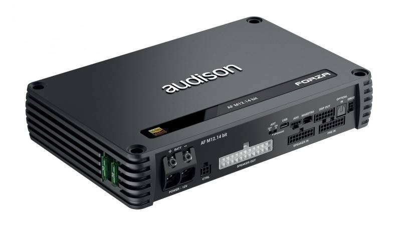 Audison Forza AF M12.14 bit 12 Kanal Verstärker mit DSP 180W Verstärker (Anzahl Kanäle: 12) von Audison