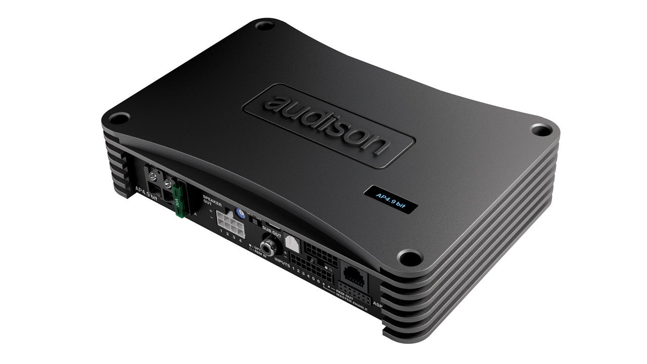 Audison AP4.9 bit 4-Kanal Endstufe mit 9 Kanal DSP Verstärker von Audison