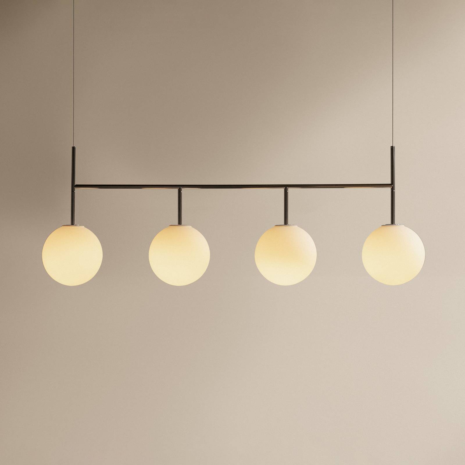 Audo, TR Bulb Frame, Hängeleuchte, 4-flammig, stahlgrau/weiß Audo, TR Bulb Frame, Hängeleuchte, 4-flammig, stahlgrau/weiß von Audo Copenhagen
