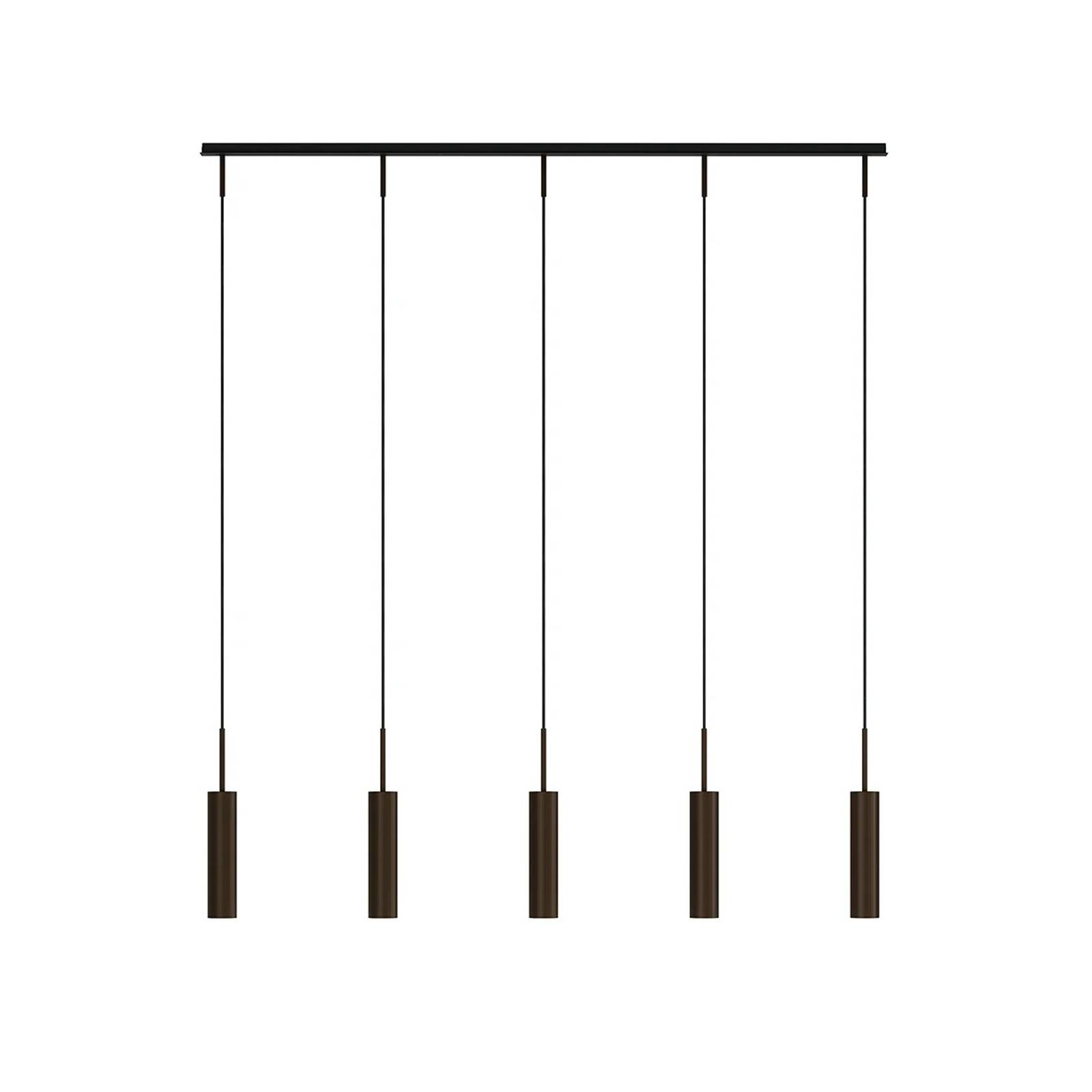 Audo Hängeleuchte Tubulaire Rail, 5-flg., bronzefarben, Alu Audo Hängeleuchte Tubulaire Rail, 5-flg., bronzefarben, Alu von Audo Copenhagen