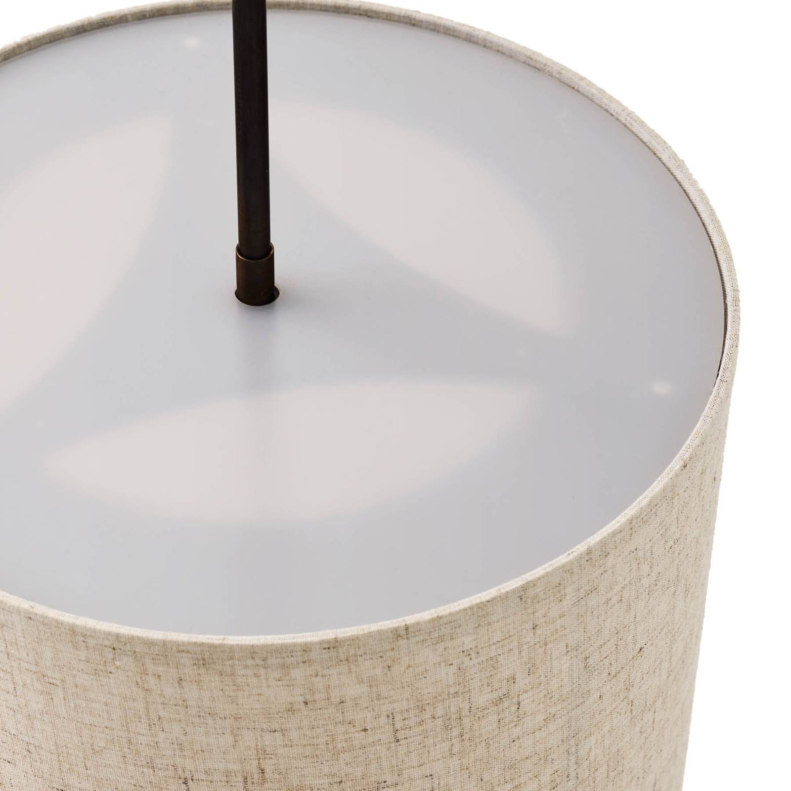 Audo Hashira Hängeleuchte aus Leinen, Ø30cm, natur Audo Hashira Hängeleuchte aus Leinen, Ø30cm, natur von Audo Copenhagen