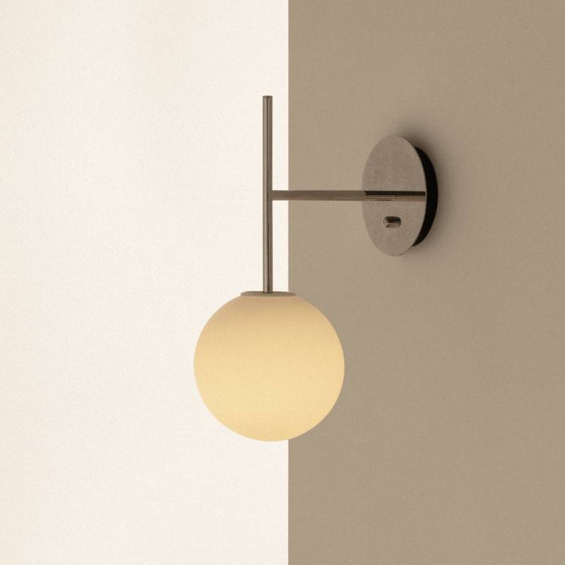 Audo TR Bulb Suspended Wandleuchte, Stecker, stahlgrau/weiß von Audo Copenhagen