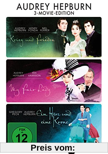 Audrey Hepburn DVD Edition (3 DVDs) * My Fair Lady / Krieg und Frieden / Ein Herz und eine Krone von Audrey Hepburn