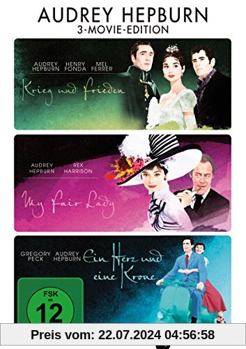 Audrey Hepburn DVD Edition (3 DVDs) * My Fair Lady / Krieg und Frieden / Ein Herz und eine Krone von Audrey Hepburn