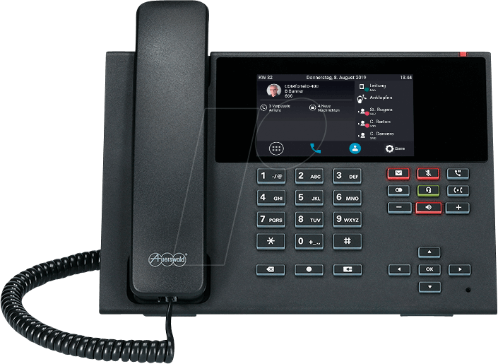 AUERSWALD 90262 - IP Telefon, schnurgebunden schwarz von Auerswald