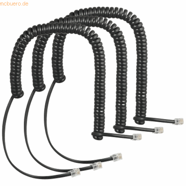 Auerswald Auerswald Spiralkabel-3er-Set COMfortel-Handset 55001 von Auerswald