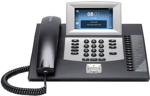 Auerswald COMFORTEL 2600 IP schwarz Systemtelefon,VoIP Android, Anrufbeantworter, Freisprechen, Opti von Auerswald