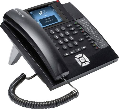Auerswald COMfortel 1400IP Systemtelefon,VoIP Freisprechen, Headsetanschluss Touch-Farbdisplay Schwa von Auerswald