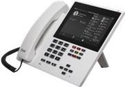 Auerswald COMfortel D-600 - VoIP-Telefon mit Rufnummernanzeige/Anklopffunktion - dreiweg Anruffunktion - SIP, RTCP, RTP, SRTP, SIPS - 6 Leitungen - weiß (90363) von Auerswald