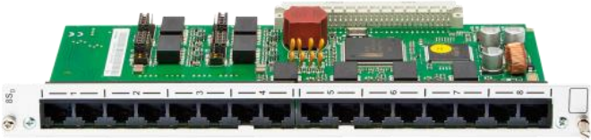 Auerswald COMmander 8S0-R-Modul - Erweiterungsmodul - ISDN BRI x 8 (90678) von Auerswald