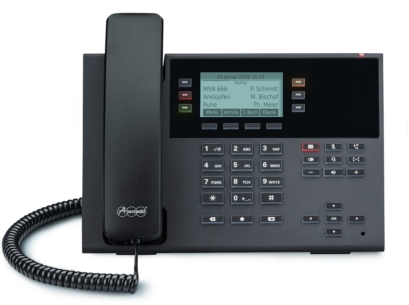 COMfortel D-100 schnurgebundenes IP Telefon schwarz von Auerswald