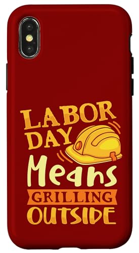 Arbeitstag bedeutet draußen zu grillen Hülle für iPhone X/XS Arbeitstag bedeutet draußen zu grillen Hülle für iPhone X/XS von Aufstieg & mahlen