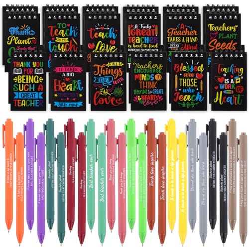24-teiliges Dankeschön-Geschenk, Lehrer-Wertschätzungsgeschenke, Großpackung enthält inspirierende Notizbücher, motivierende Kugelschreiber, Lehrer, Notizblöcke, Tagebuch, Stifte-Set für Frauen 24-teiliges Dankeschön-Geschenk, Lehrer-Wertschätzungsgeschenke, Großpackung enthält inspirierende Notizbücher, motivierende Kugelschreiber, Lehrer, Notizblöcke, Tagebuch, Stifte-Set für Frauen von Augenstern