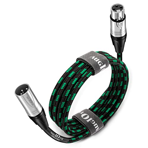 Augioth XLR auf XLR Pro Mikrofonkabel, Stecker auf Buchse, XLR-Kabel, 3-polig, grün, ausgewogenes, geschirmtes Mikrofonkabel für Verstärker-Mixer, Lautsprechersysteme, Aufnahmestudio, 6,8 m Augioth XLR auf XLR Pro Mikrofonkabel, Stecker auf Buchse, XLR-Kabel, 3-polig, grün, ausgewogenes, geschirmtes Mikrofonkabel für Verstärker-Mixer, Lautsprechersysteme, Aufnahmestudio, 6,8 m von Augioth