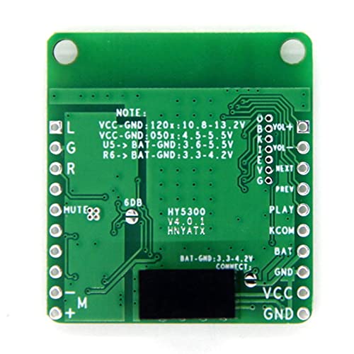 Augnongly QCC3008 APTXLL Bluetooth 5.0 TWS Audio HiFi Receiver Card Card Car Bluetooth Receiver Karte (mit DC-Isolation, 5V) von Augnongly