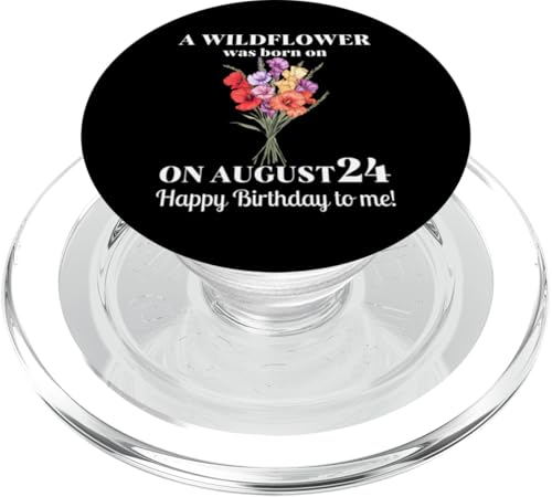 24. August Geburt Blume Gladiolen und Mohn August Geburtstag PopSockets PopGrip für MagSafe 24. August Geburt Blume Gladiolen und Mohn August Geburtstag PopSockets PopGrip für MagSafe von August Birthday Wildflower Designs