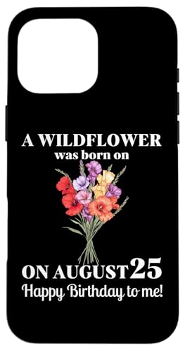 25. August Geburt Blume Gladiolen und Mohn August Geburtstag Hülle für iPhone 16 Pro Max 25. August Geburt Blume Gladiolen und Mohn August Geburtstag Hülle für iPhone 16 Pro Max von August Birthday Wildflower Designs