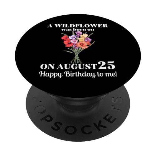 25. August Geburt Blume Gladiolen und Mohn August Geburtstag PopSockets Klebender PopGrip 25. August Geburt Blume Gladiolen und Mohn August Geburtstag PopSockets Klebender PopGrip von August Birthday Wildflower Designs