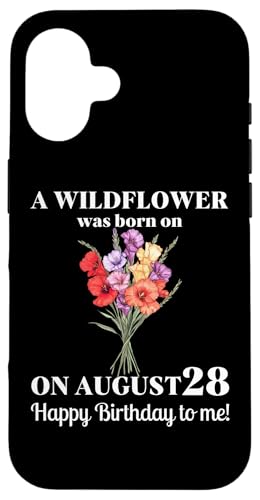 28. August Geburt Blume Gladiolen und Mohn August Geburtstag Hülle für iPhone 16 28. August Geburt Blume Gladiolen und Mohn August Geburtstag Hülle für iPhone 16 von August Birthday Wildflower Designs