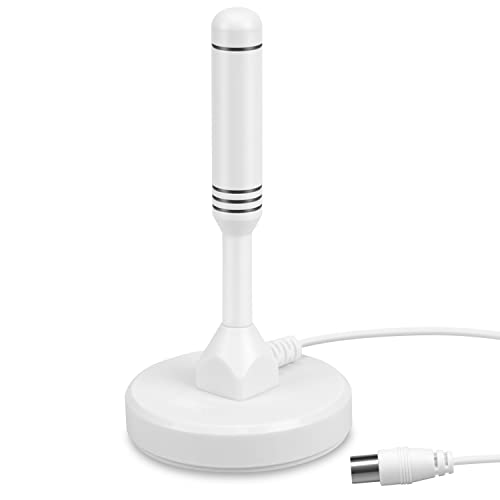 DVB-T/DVB-T2-Antenne - August DTA240 - stärkere Stabantenne für digitales Fernsehen/Digital TV/DAB Radio/DVB-T2 Tuner Stick/ALU-Massivkern für maximale Signalqualität - Mit Magnetfuß 2m Kabel DVB-T/DVB-T2-Antenne - August DTA240 - stärkere Stabantenne für digitales Fernsehen/Digital TV/DAB Radio/DVB-T2 Tuner Stick/ALU-Massivkern für maximale Signalqualität - Mit Magnetfuß 2m Kabel von August