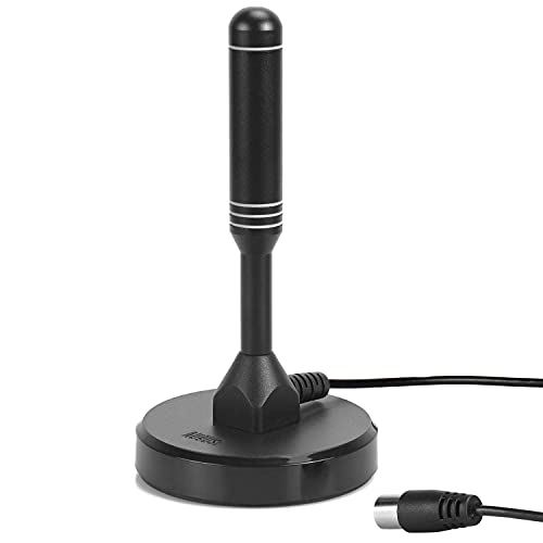 DVB-T/DVB-T2-Antenne - August DTA240 - stärkere Stabantenne für digitales Fernsehen / Digital TV / DAB Radio / DVB-T2 Tuner Stick / ALU-Massivkern für maximale Signalqualität - Mit Magnetfuß 2m Kabel DVB-T/DVB-T2-Antenne - August DTA240 - stärkere Stabantenne für digitales Fernsehen / Digital TV / DAB Radio / DVB-T2 Tuner Stick / ALU-Massivkern für maximale Signalqualität - Mit Magnetfuß 2m Kabel von August