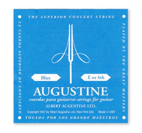 Augustine Blue Label Saiten für Klassik Gitarre - E6 von Augustine