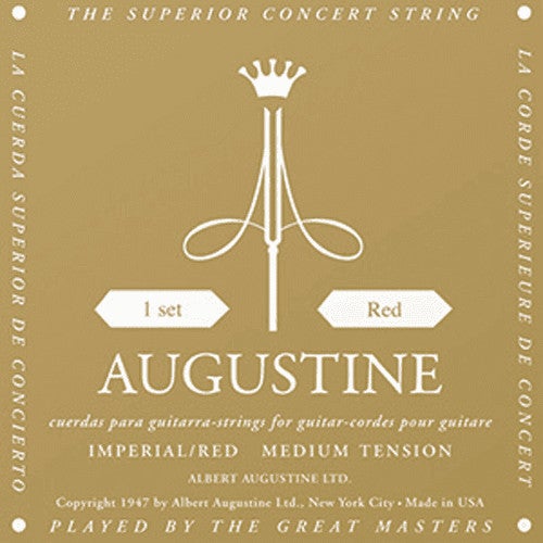 Augustine Imperial Red Medium Tension Classical Guitar Strings Augustine Imperial Red Medium Tension Classical Guitar Strings von Augustine