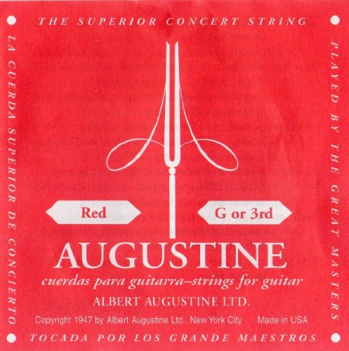 Augustine Red Label Saiten für Klassik-Gitarre - G3 von Augustine