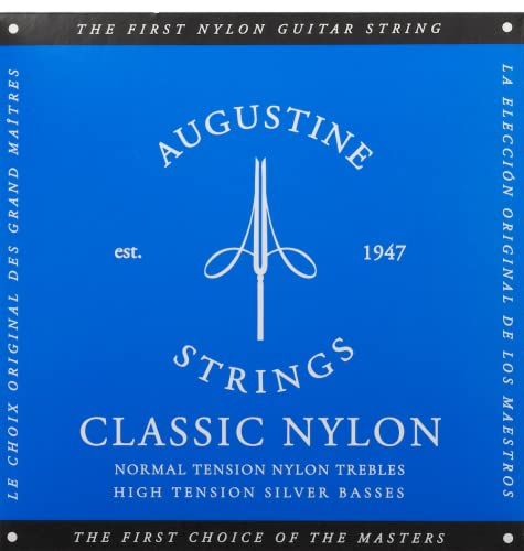 Klassik Gitarrensaiten Blue Label Satz Regular Tension/Basssaiten High Tension von Augustine
