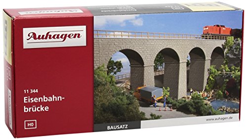 Auhagen 11344 H0 Eisenbahnbrücke 1gleisig Universell (L x B x H) 410 x 65 x 165mm von Auhagen
