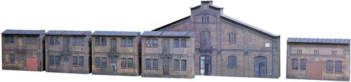 Auhagen 42506 H0 Relief-Kartonbausatz mit 6 Industrie-Fassaden von Auhagen