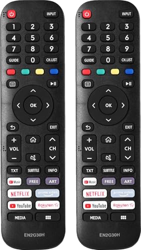 2er-Pack EN2G30H Ersatzfernbedienung Kompatibel mit Hisense VIDAA TV Fernbedienung 2er-Pack EN2G30H Ersatzfernbedienung Kompatibel mit Hisense VIDAA TV Fernbedienung von Auilzlz