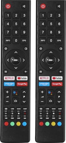 2er-Pack Ersatz Fernbedienung Kompatibel mit Changhong ChiQ SABA Smart TV Fernseher GCBLTV02ADBBT 2er-Pack Ersatz Fernbedienung Kompatibel mit Changhong ChiQ SABA Smart TV Fernseher GCBLTV02ADBBT von Auilzlz