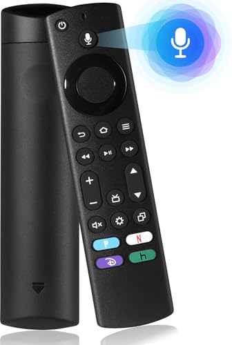 Sprach Fernbedienung (4th Gen), Ersatz Sprach - Fernbedienung Kompatibel mit Smart TVs Stick 2nd Gen & 3rd Gen, kompatibel mit Smart TVs Cube 1st Gen & 2nd Gen von Auilzlz